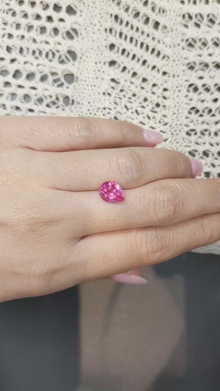 2.50 Ct. Spinel from Tanzania Size Video