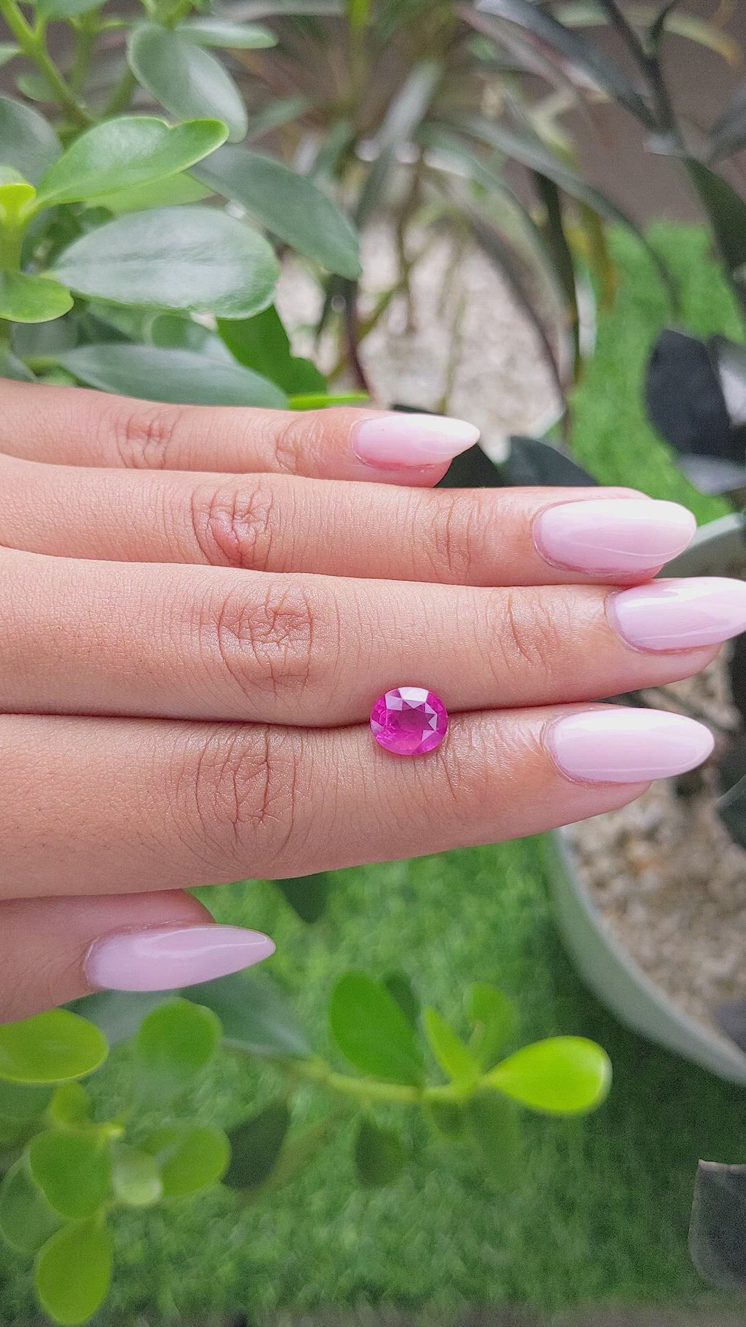 2.02 Ct. Spinel from Tanzania Size Video