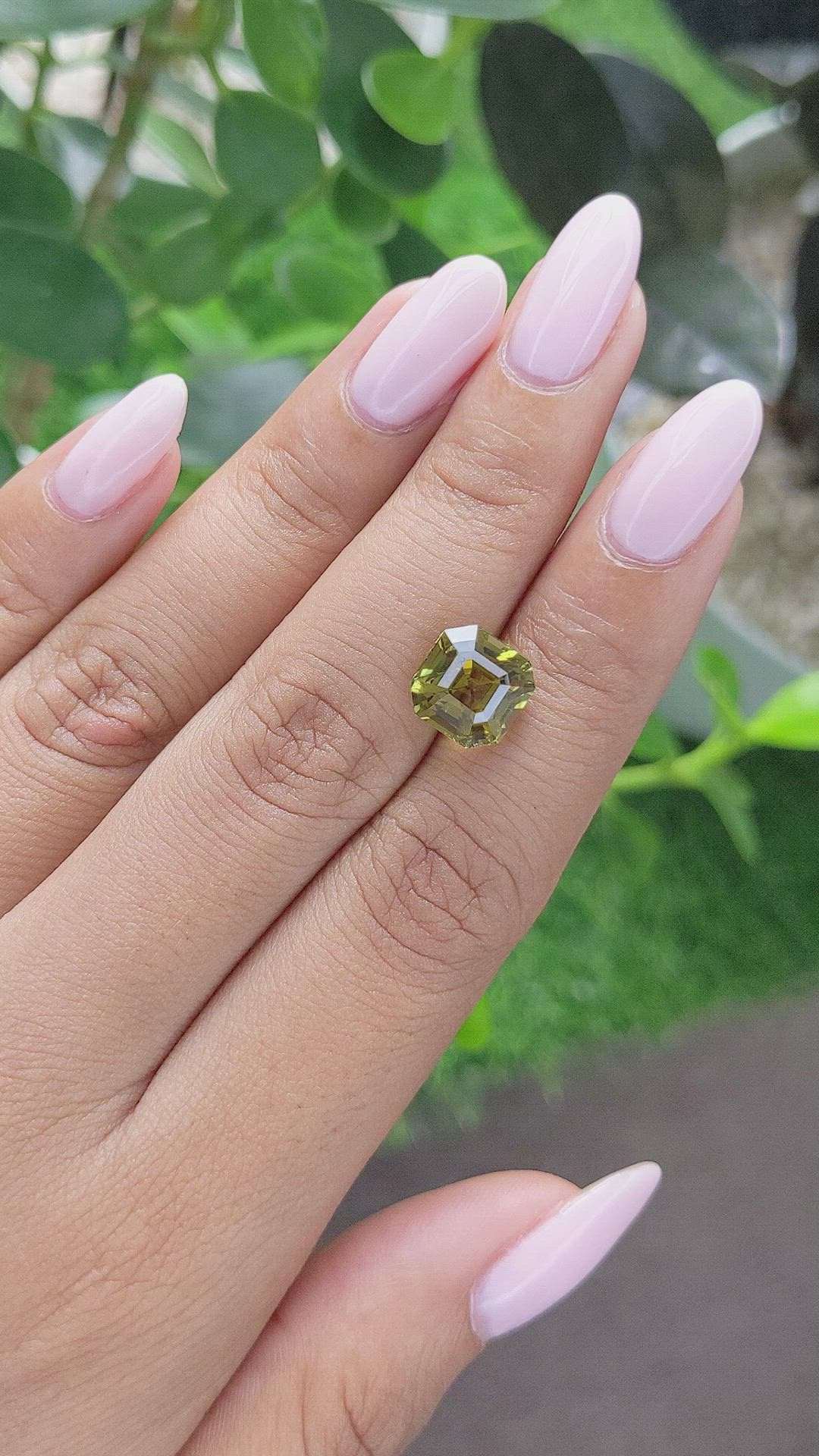 5.04 Ct. Chrysoberyl from Ceylon (Sri Lanka) Size Video
