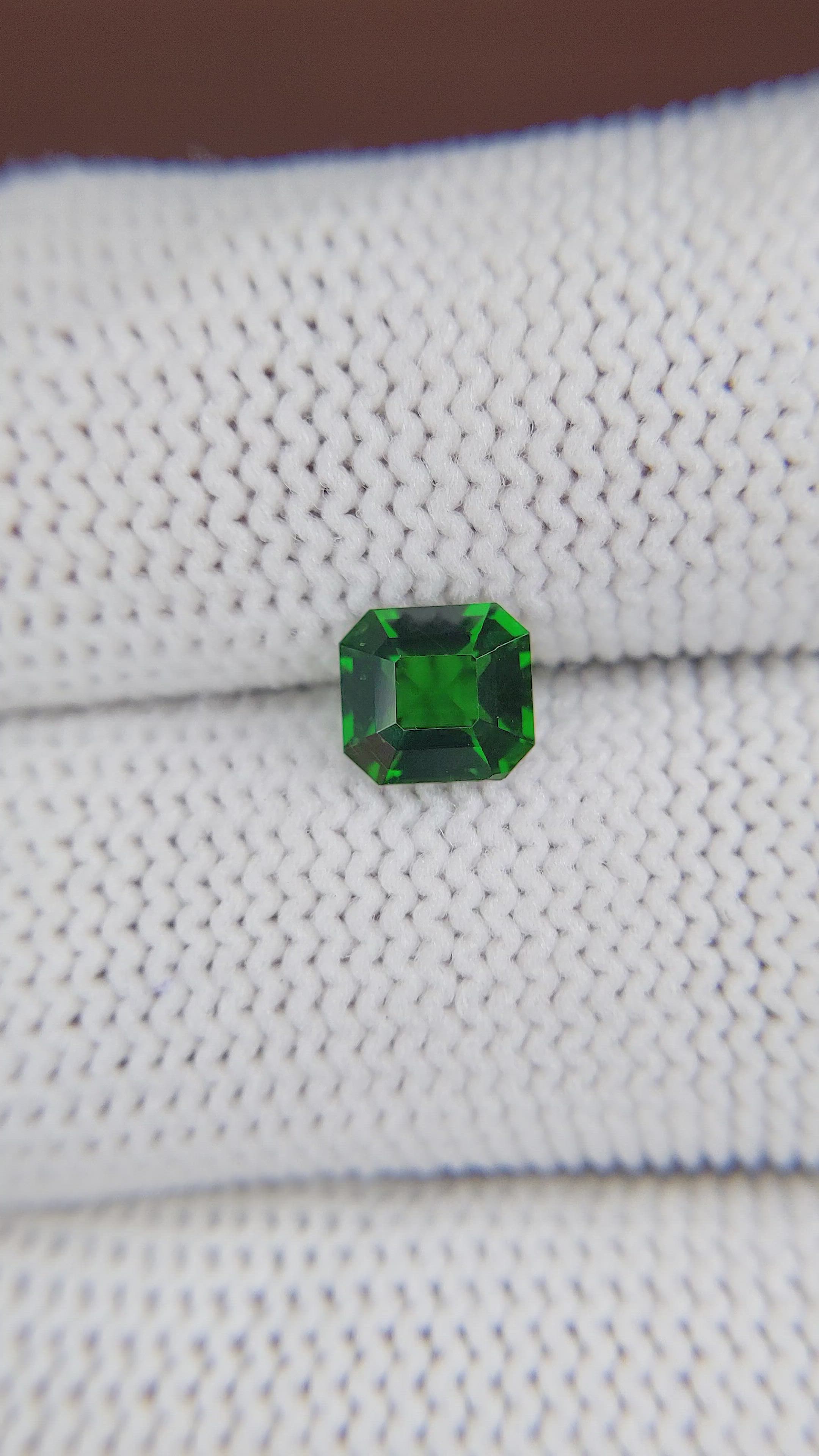 1.13 Ct. Tsavorite Garnet from Tanzania Size Video