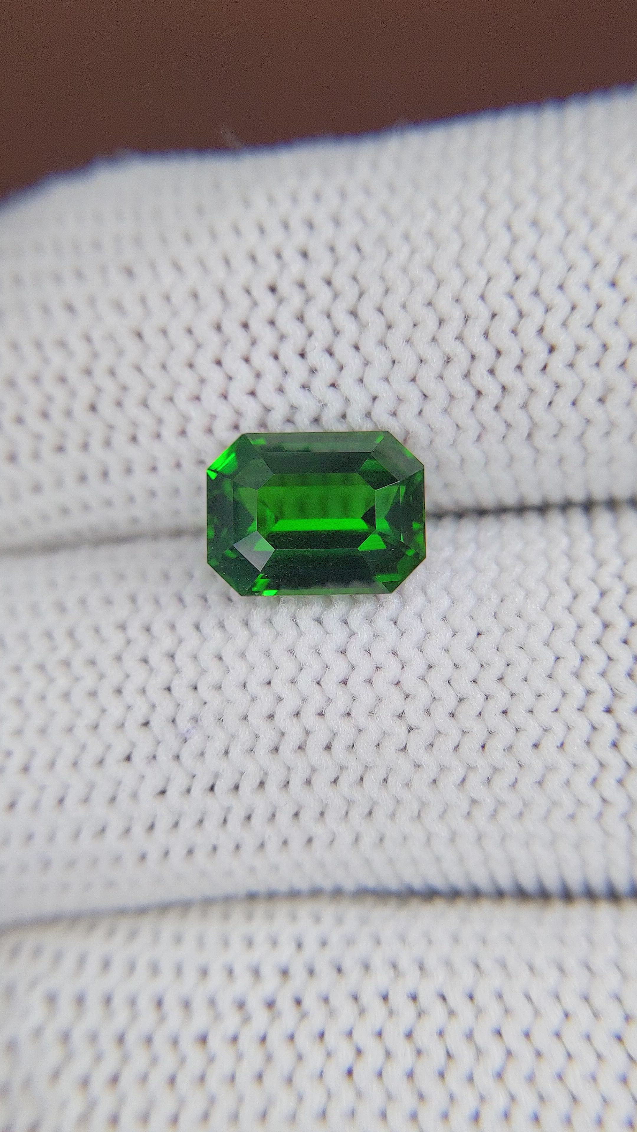 3.06 Ct. Tsavorite Garnet from Tanzania Size Video