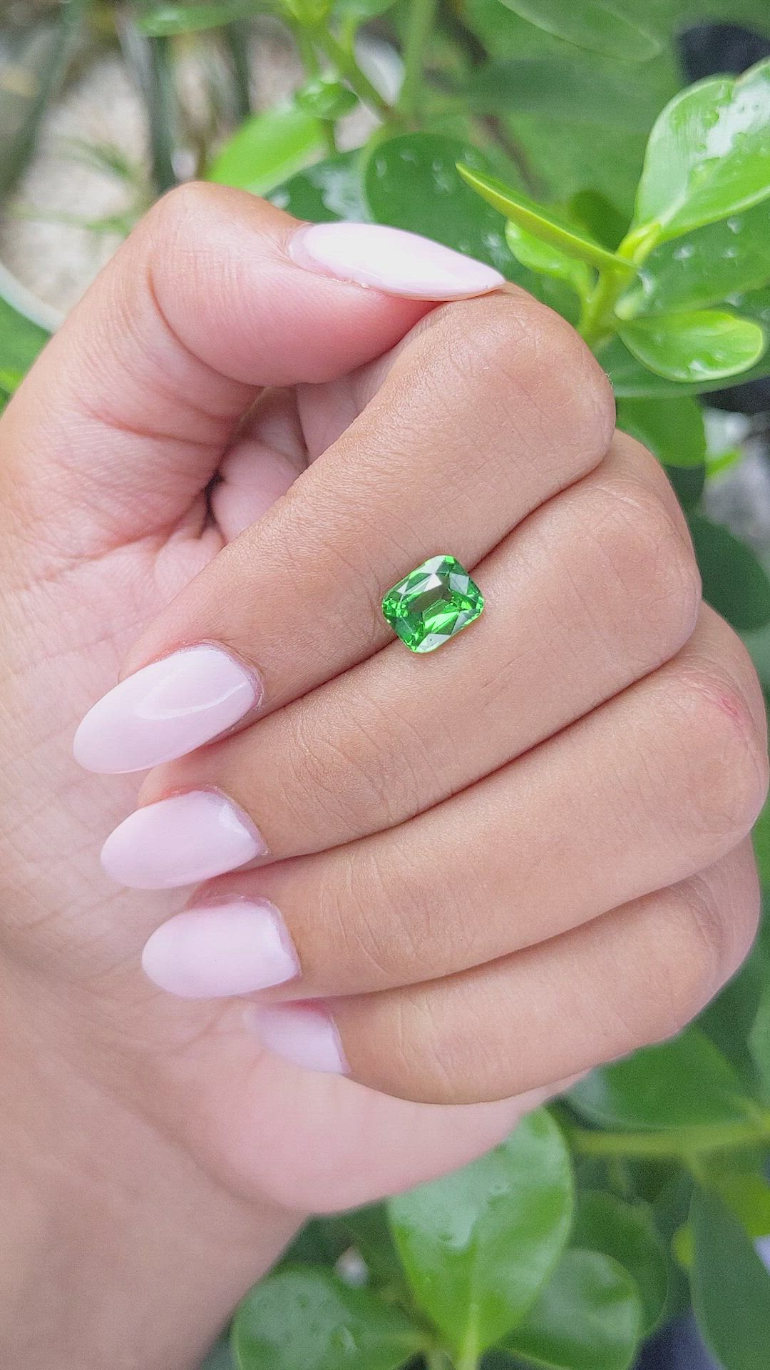 1.53 Ct. Tsavorite Garnet from Kenya Size Video
