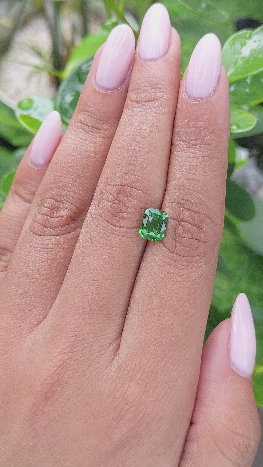 1.53 Ct. Tsavorite Garnet from Kenya Size Video