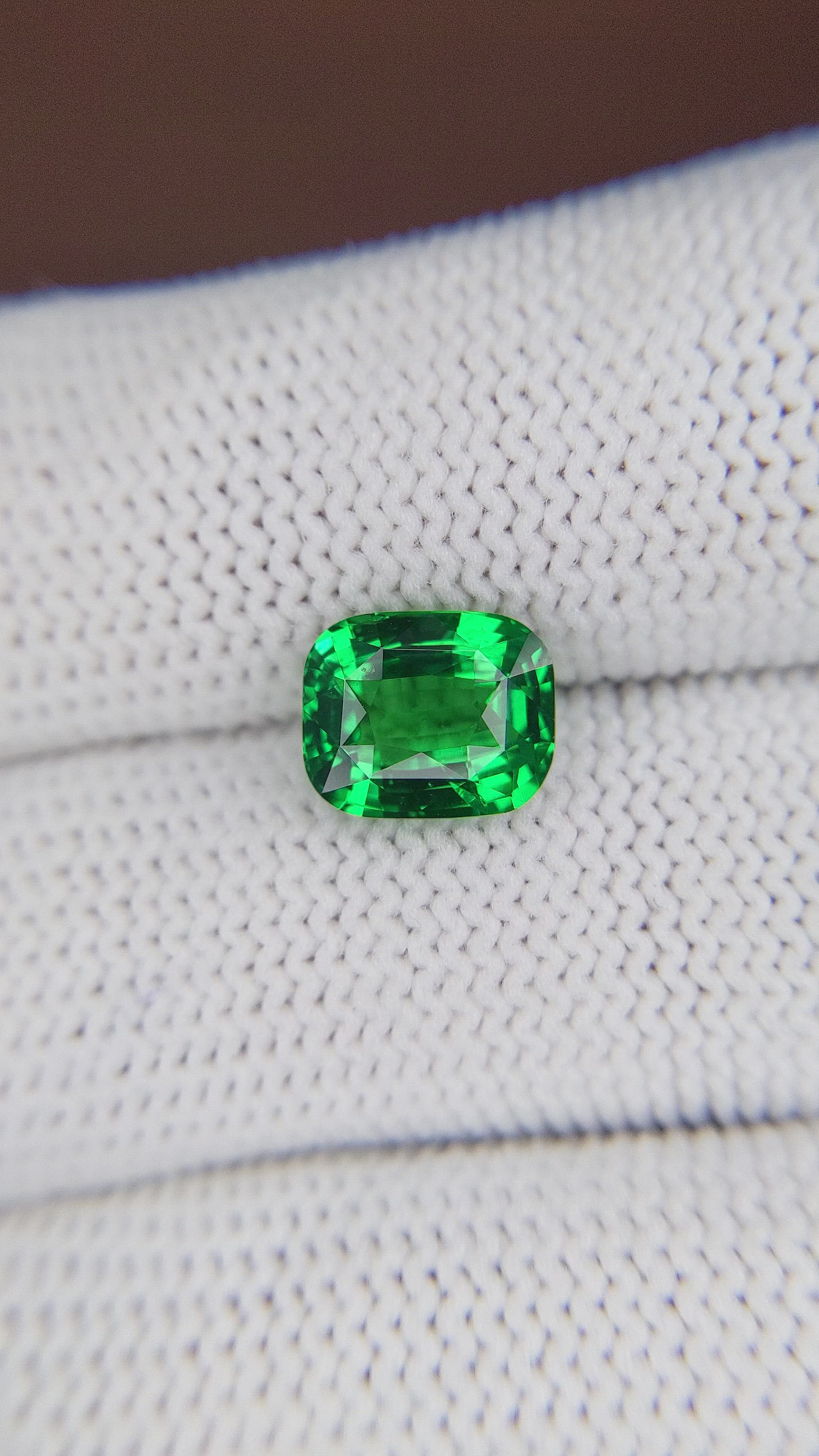 3.02 Ct. Tsavorite Garnet from Tanzania Size Video