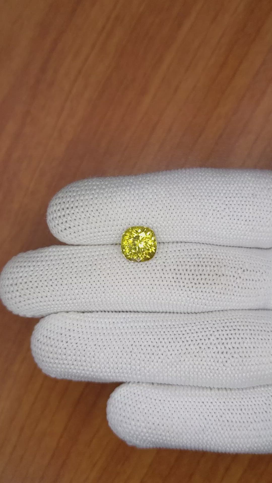 3.04 Ct. Chrysoberyl from Ceylon (Sri Lanka) Size Video