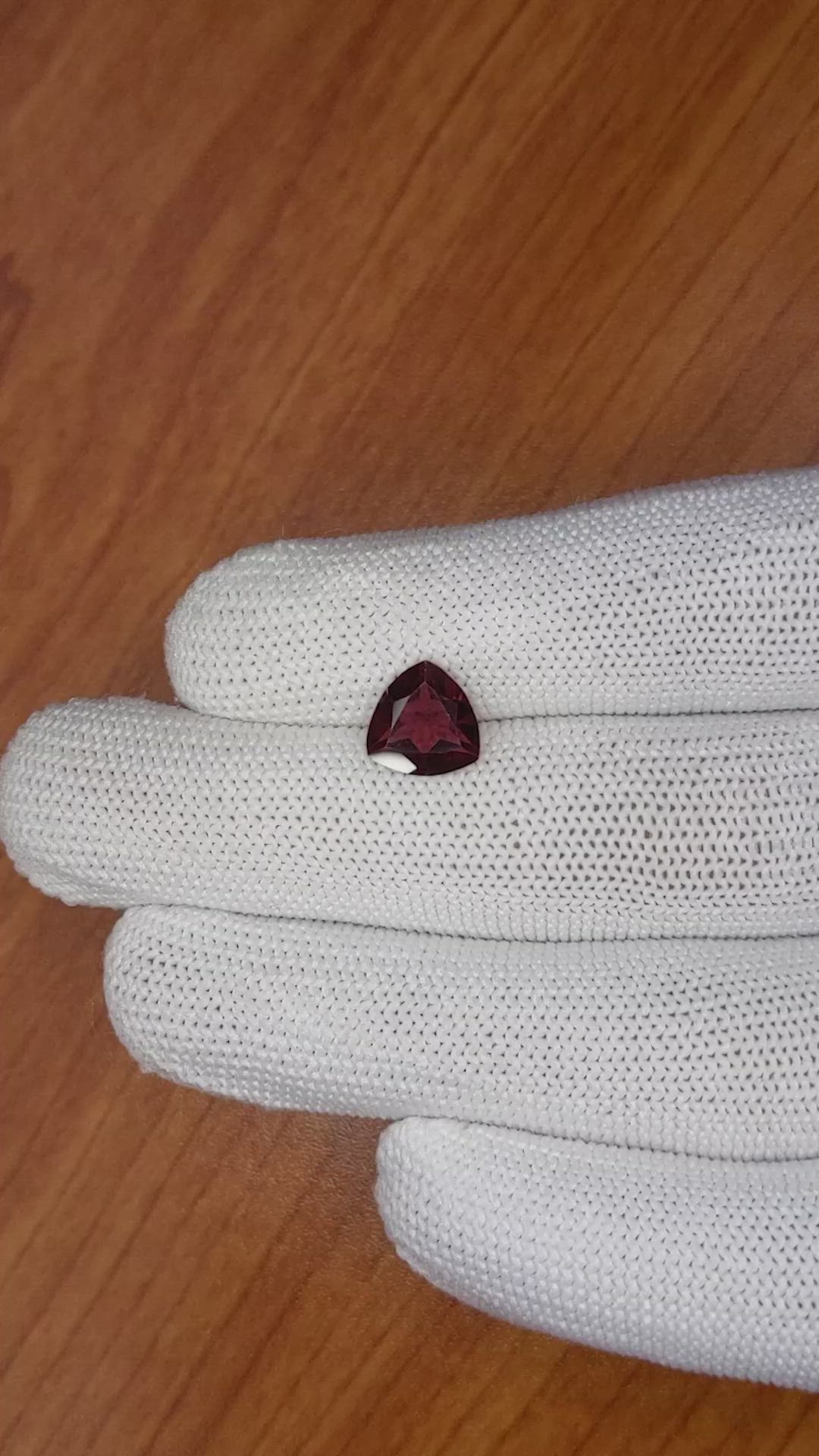 2.40 Ct. Garnet from Ceylon (Sri Lanka) Size Video