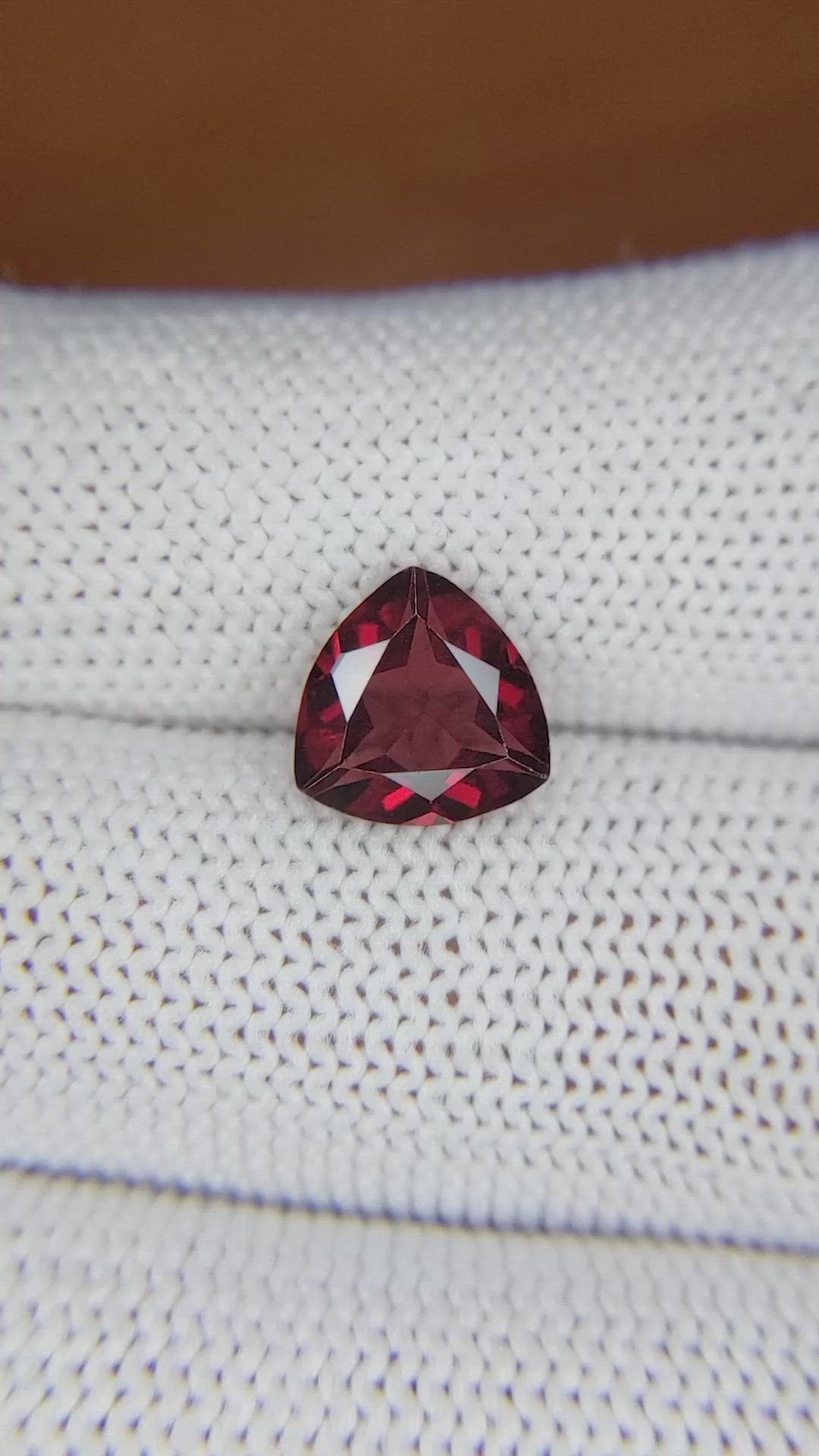 2.40 Ct. Garnet from Ceylon (Sri Lanka) Size Video