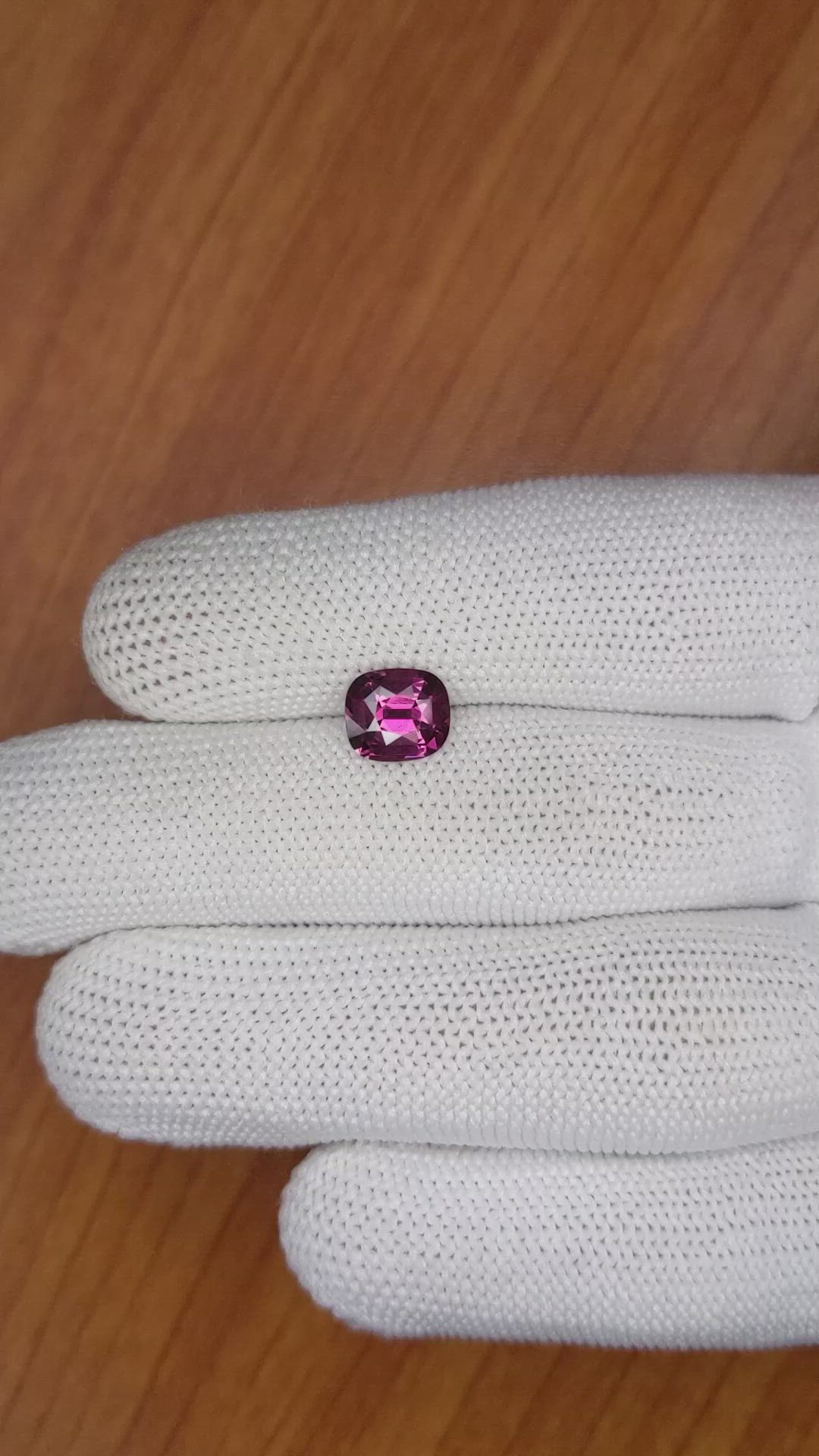 1.92 Ct. Garnet from Ceylon (Sri Lanka) Size Video