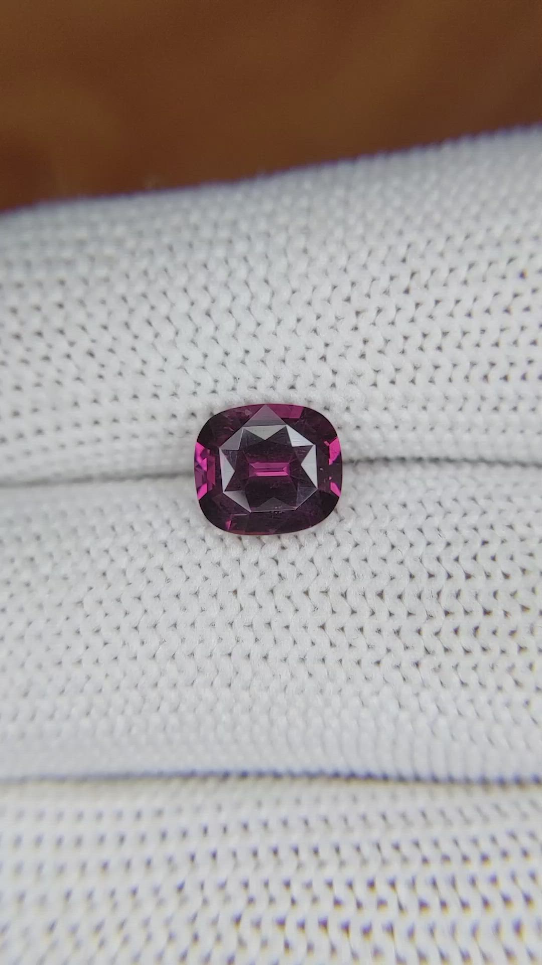 1.92 Ct. Garnet from Ceylon (Sri Lanka) Size Video