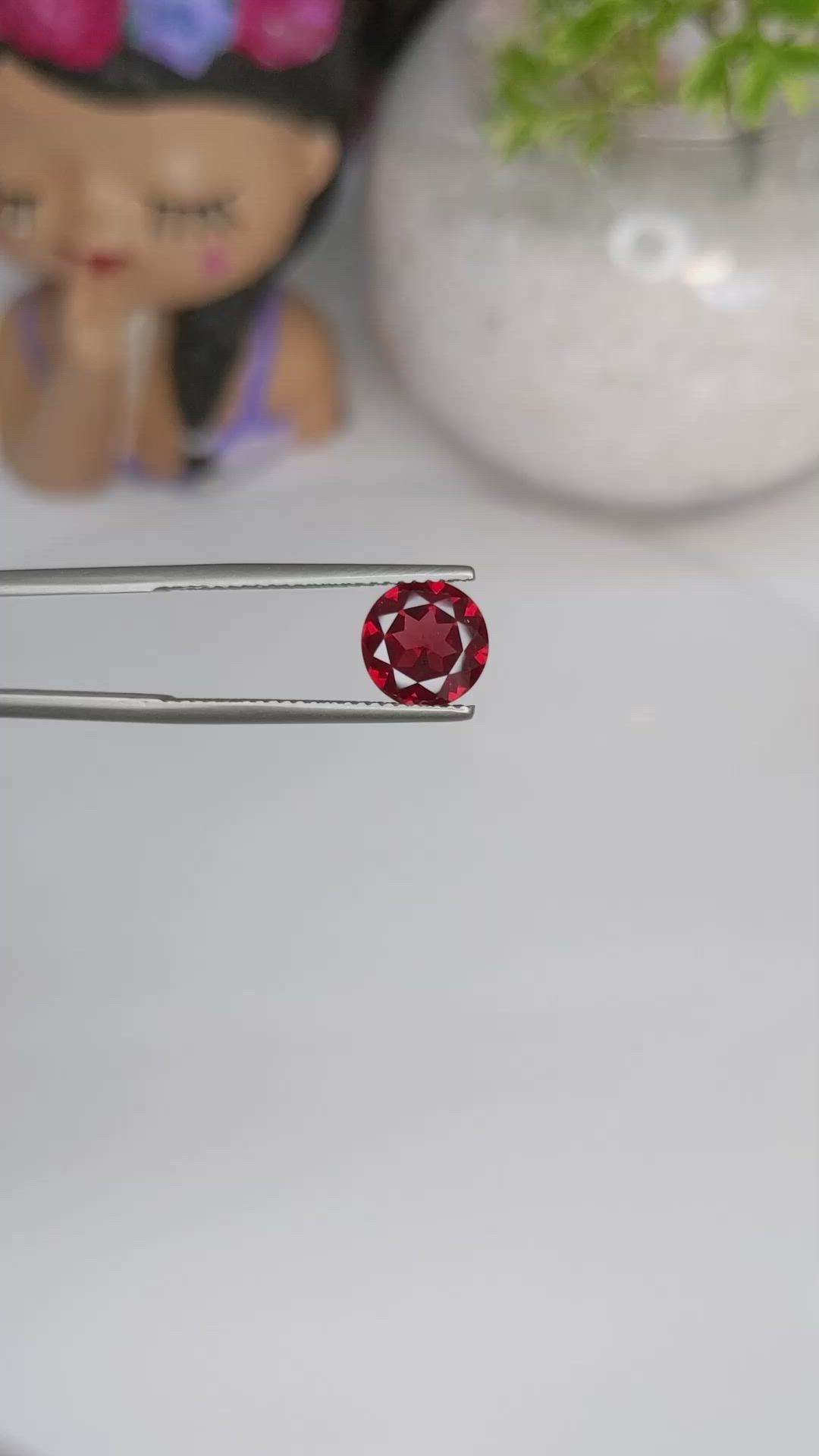 2.01 Ct. Garnet from Ceylon (Sri Lanka) Size Video