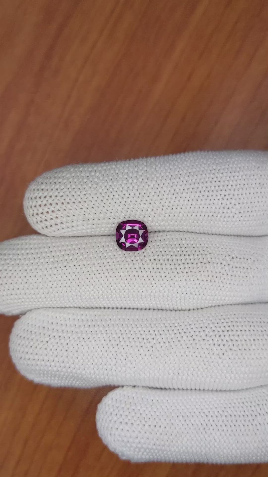 1.49 Ct. Garnet from Ceylon (Sri Lanka) Size Video