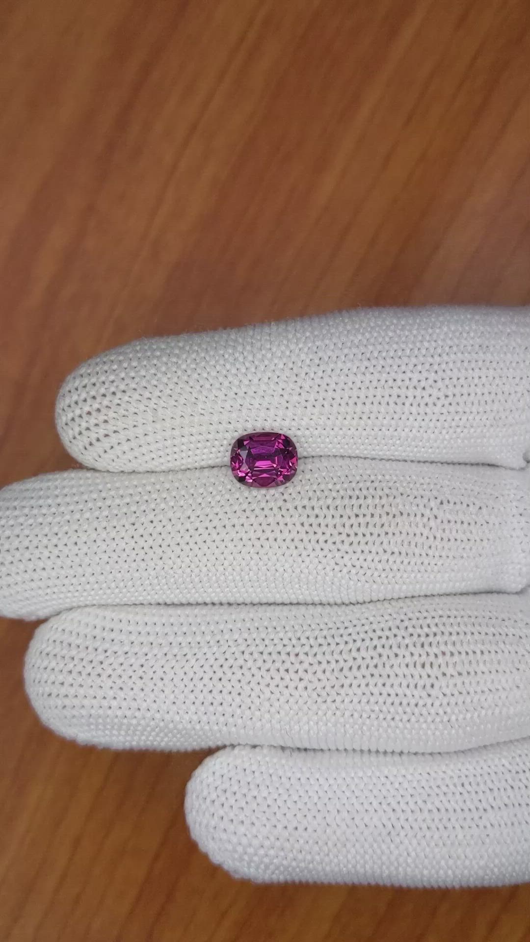 2.27 Ct. Garnet from Ceylon (Sri Lanka) Size Video