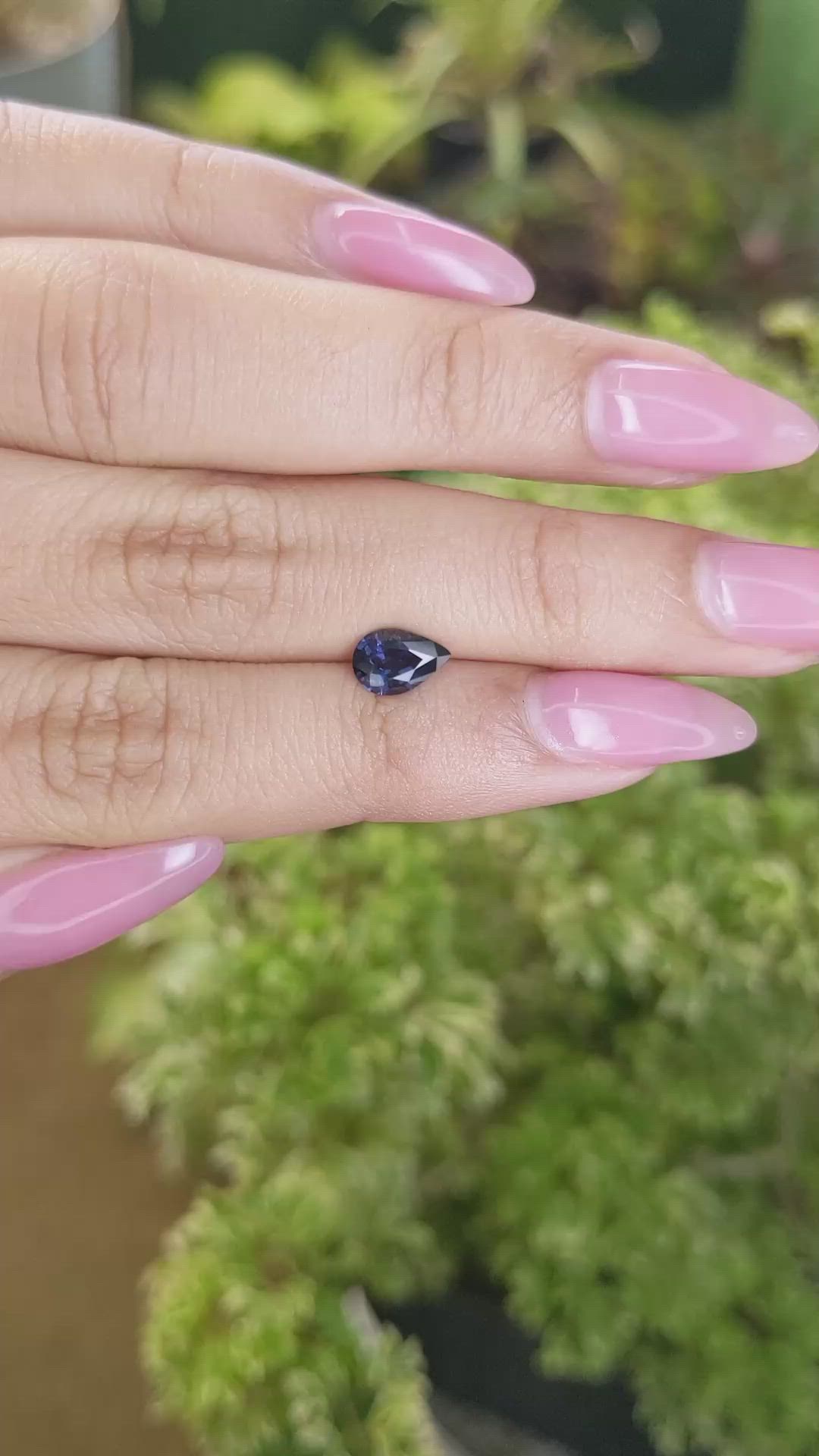 0.75 Ct. Spinel from Ceylon (Sri Lanka) Size Video