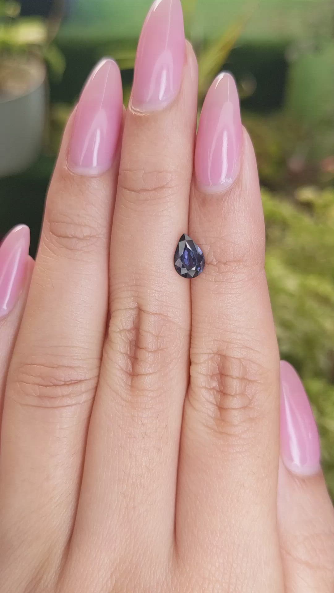 0.75 Ct. Spinel from Ceylon (Sri Lanka) Size Video