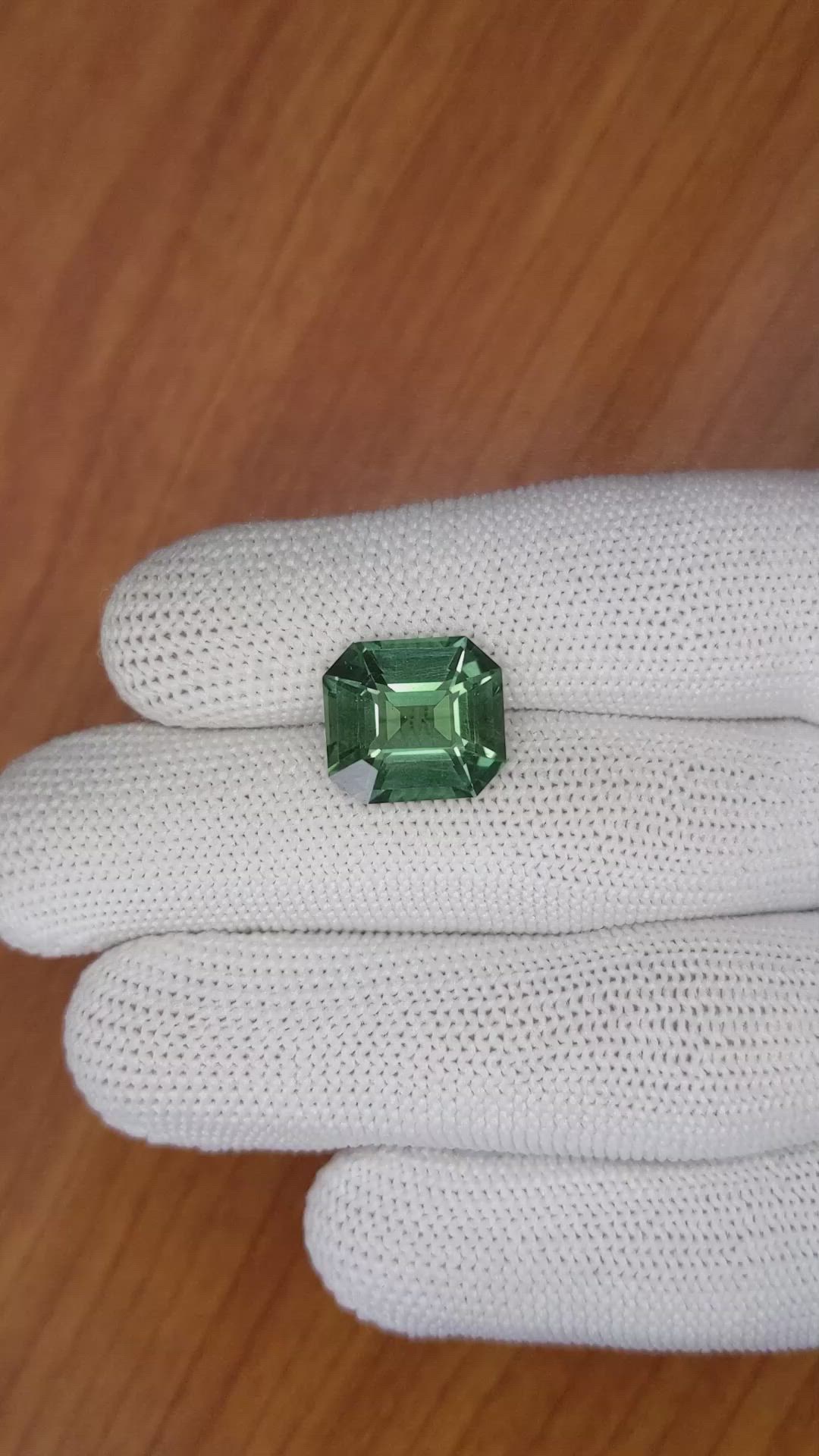 7.26 Ct. Prasiolite from Madagascar Size Video