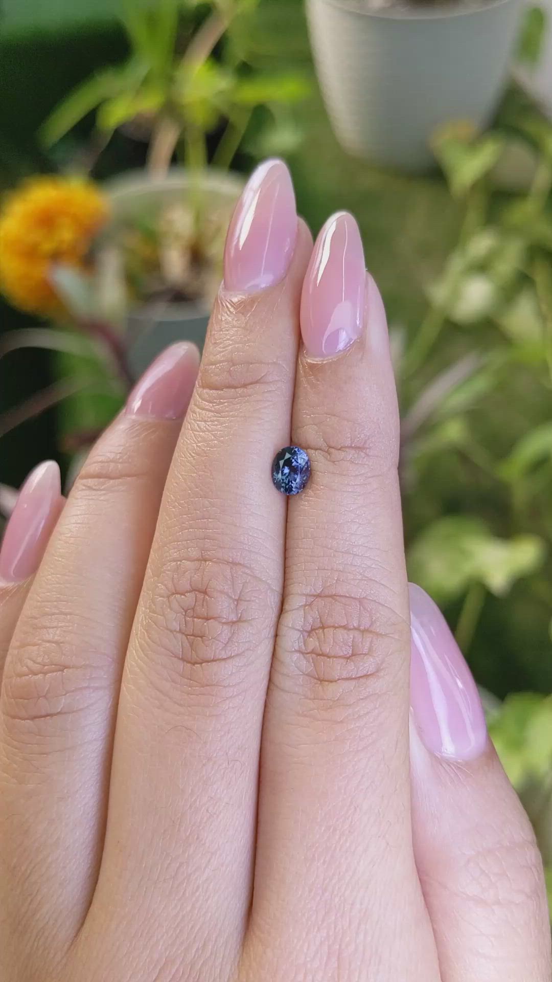 0.56 Ct. Spinel from Ceylon (Sri Lanka) Size Video