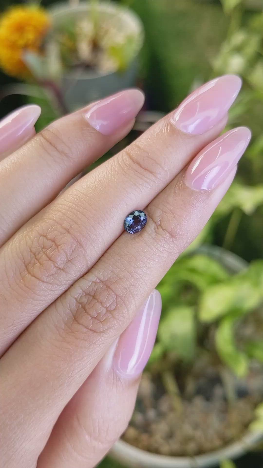 0.56 Ct. Spinel from Ceylon (Sri Lanka) Size Video