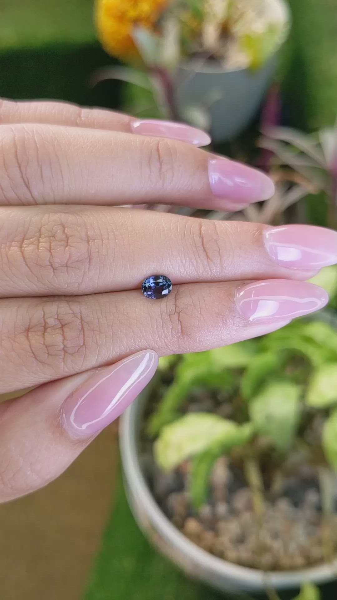 0.56 Ct. Spinel from Ceylon (Sri Lanka) Size Video