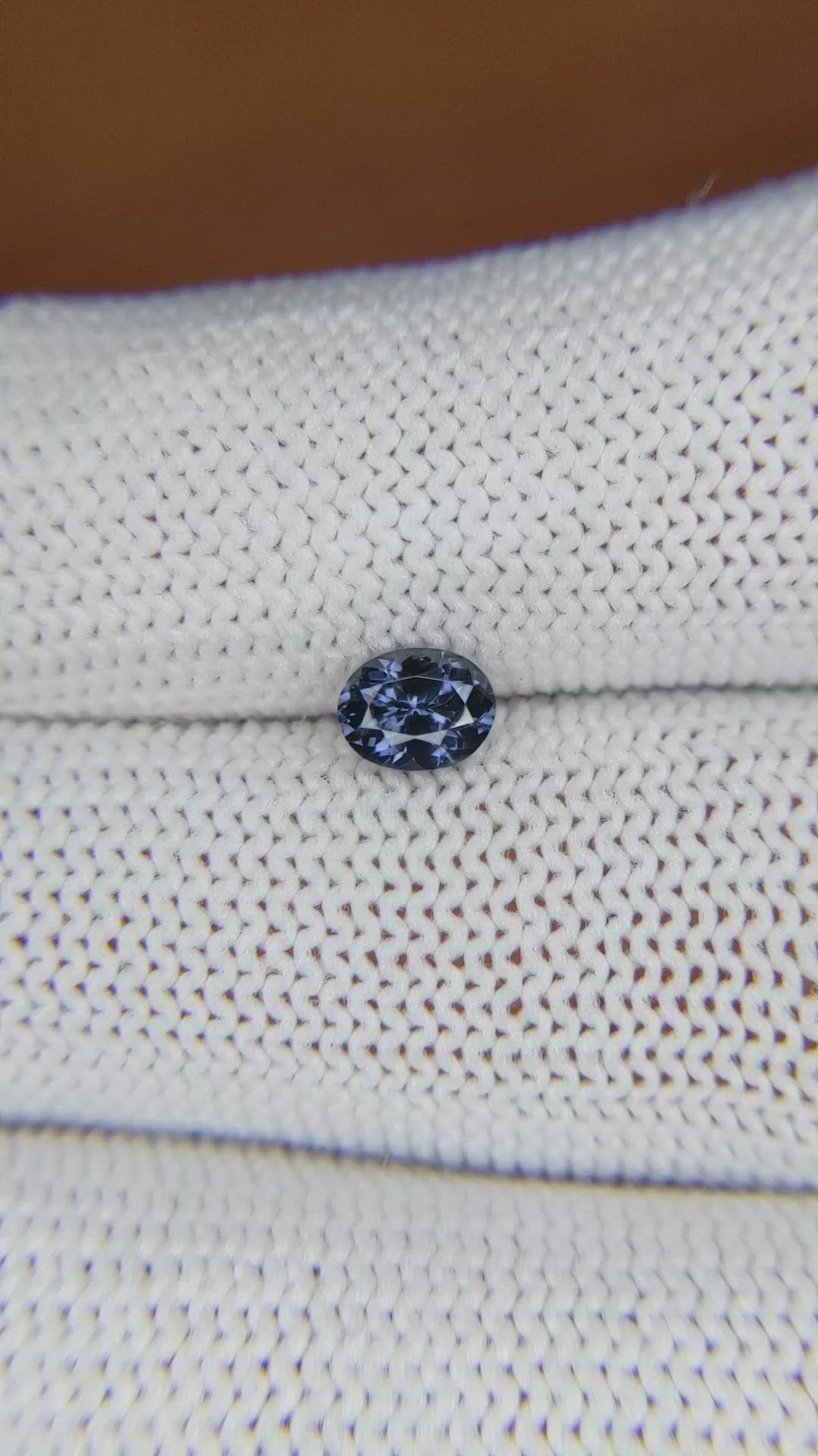 0.56 Ct. Spinel from Ceylon (Sri Lanka) Size Video