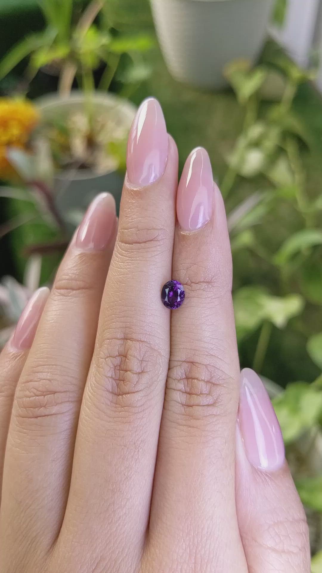 0.64 Ct. Spinel from Ceylon (Sri Lanka) Size Video