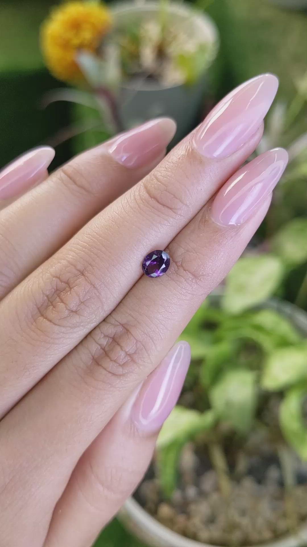 0.64 Ct. Spinel from Ceylon (Sri Lanka) Size Video