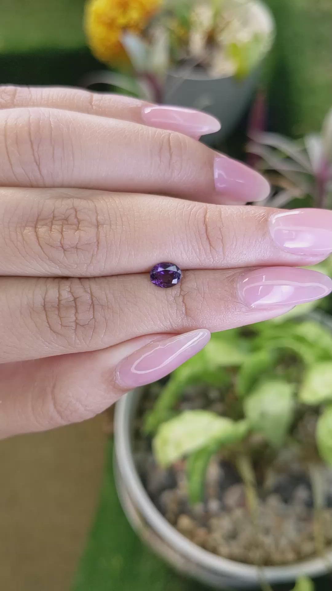 0.64 Ct. Spinel from Ceylon (Sri Lanka) Size Video