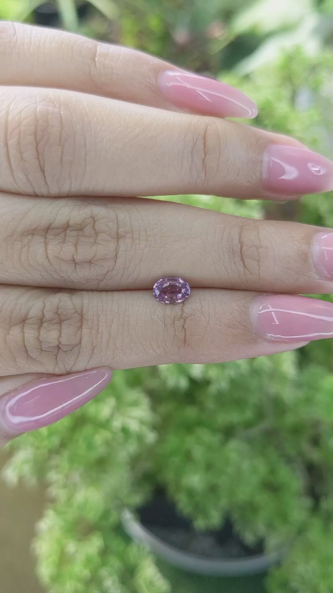 0.57 Ct. Spinel from Ceylon (Sri Lanka) Size Video