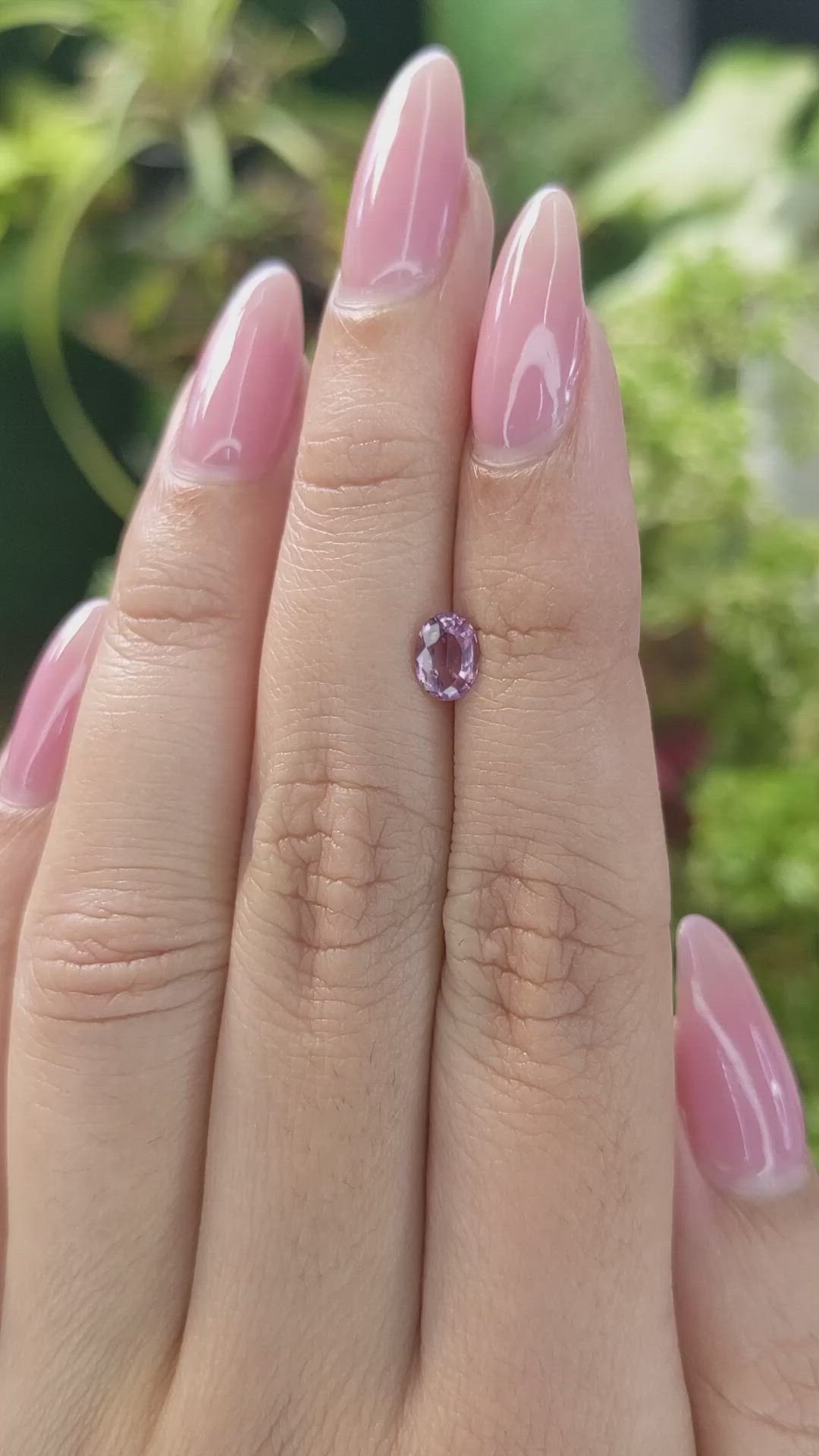 0.57 Ct. Spinel from Ceylon (Sri Lanka) Size Video