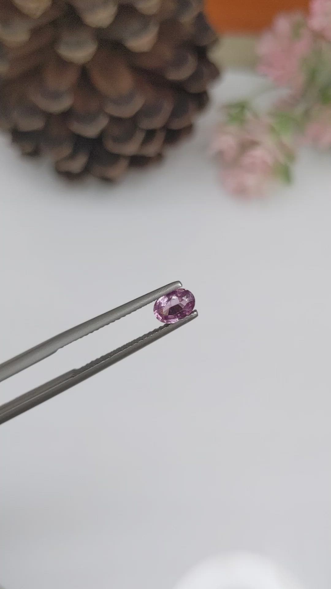 0.57 Ct. Spinel from Ceylon (Sri Lanka) Size Video