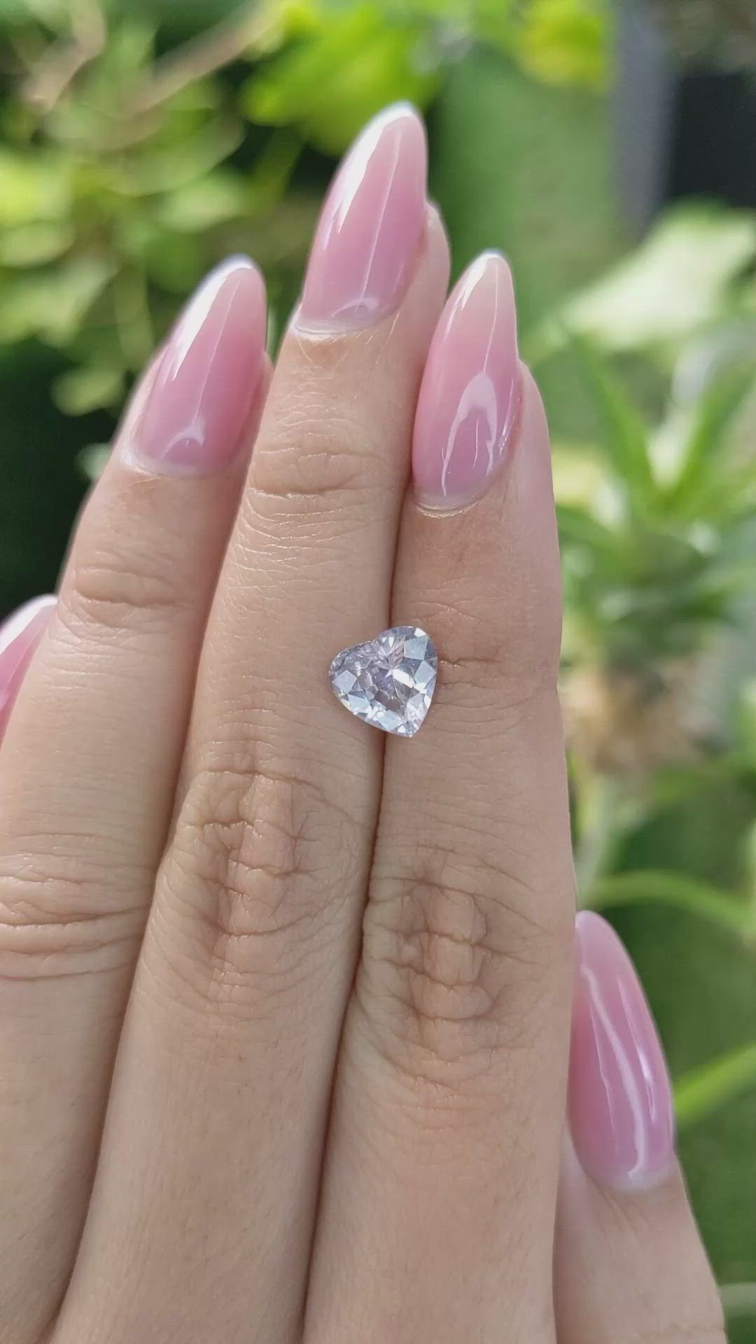 1.63 Ct. Spinel from Ceylon (Sri Lanka) Size Video