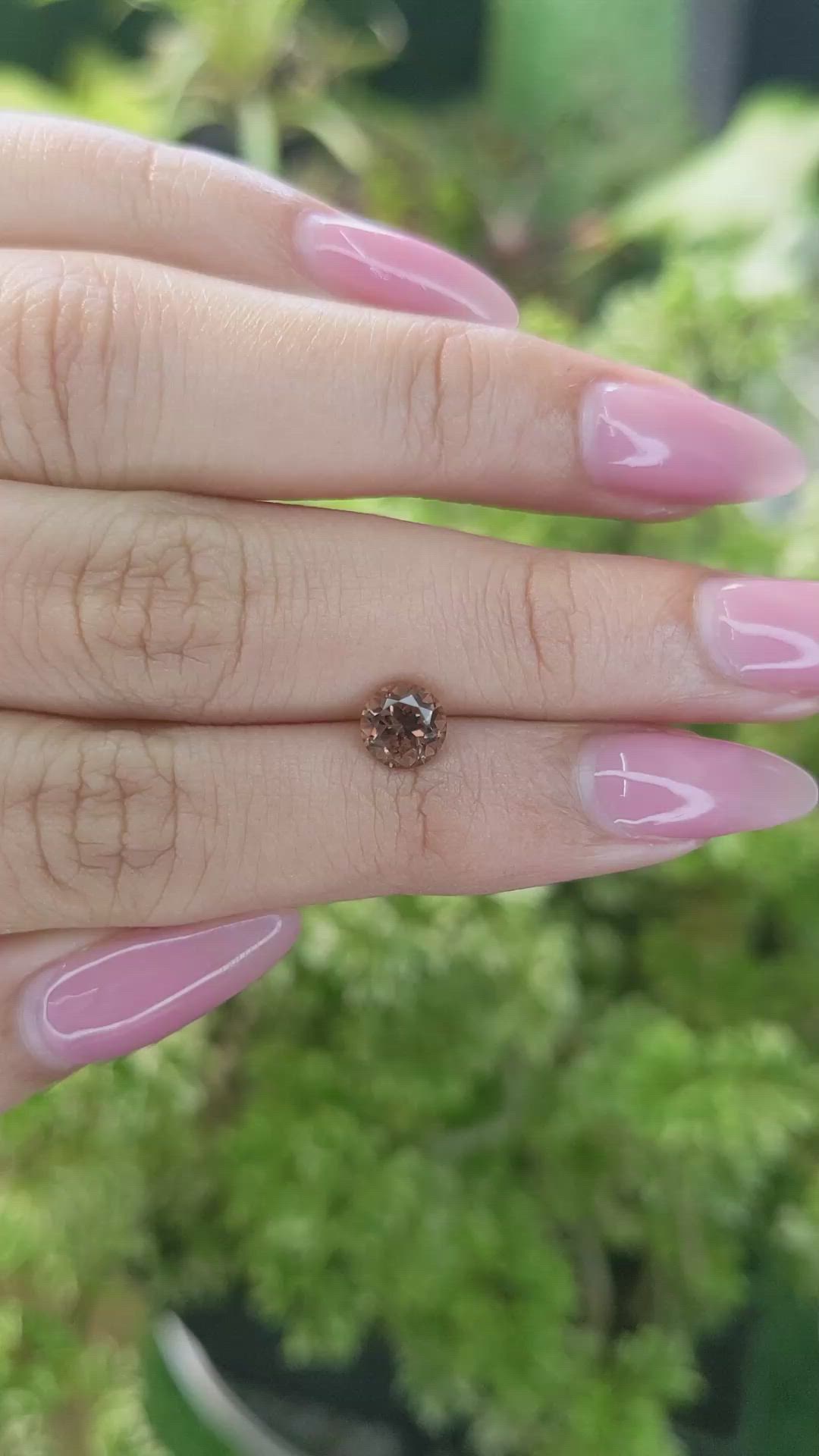 0.96 Ct. Tourmaline from Ceylon (Sri Lanka) Size Video