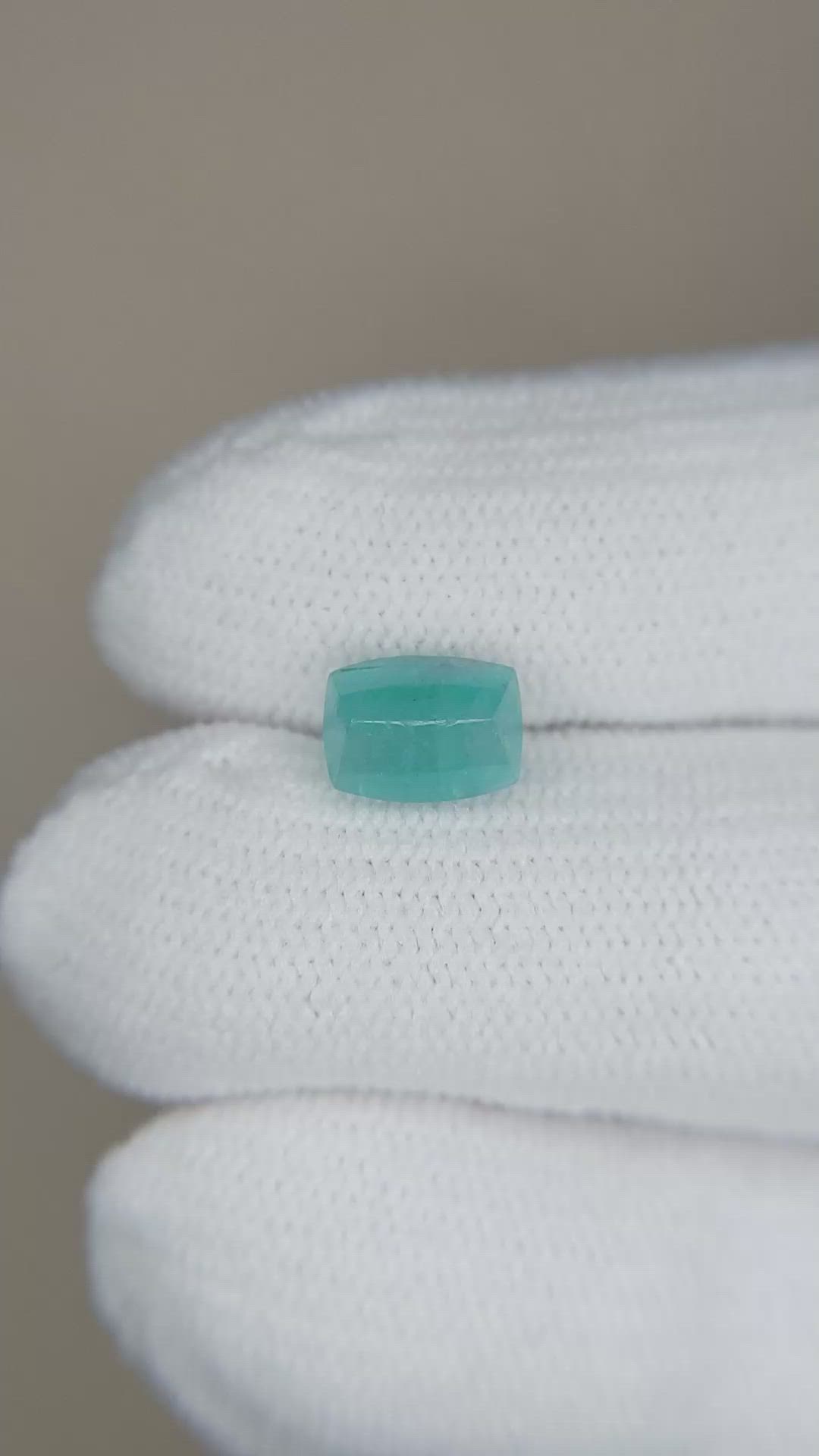 1.11 Ct. Cabochon Paraiba Tourmaline from Brazil Size Video