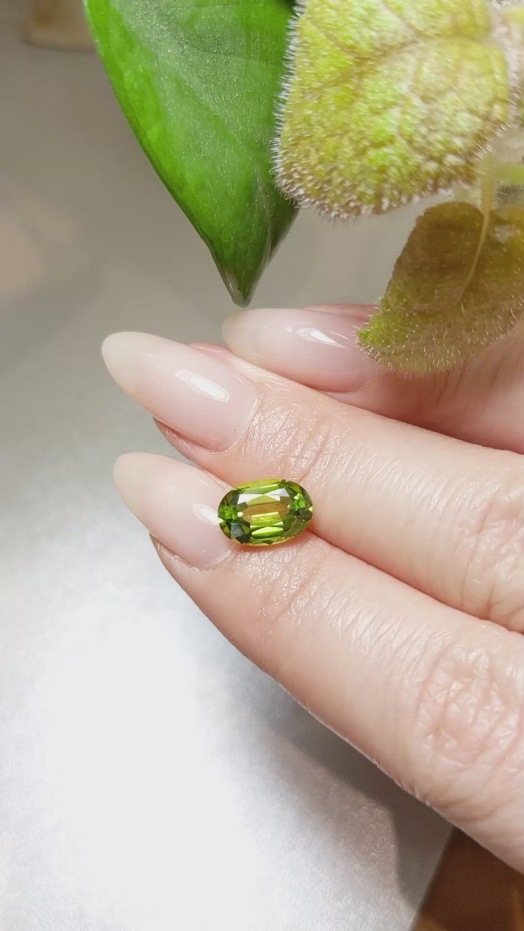 2.70 Ct. Peridot from Afghanistan Size Video