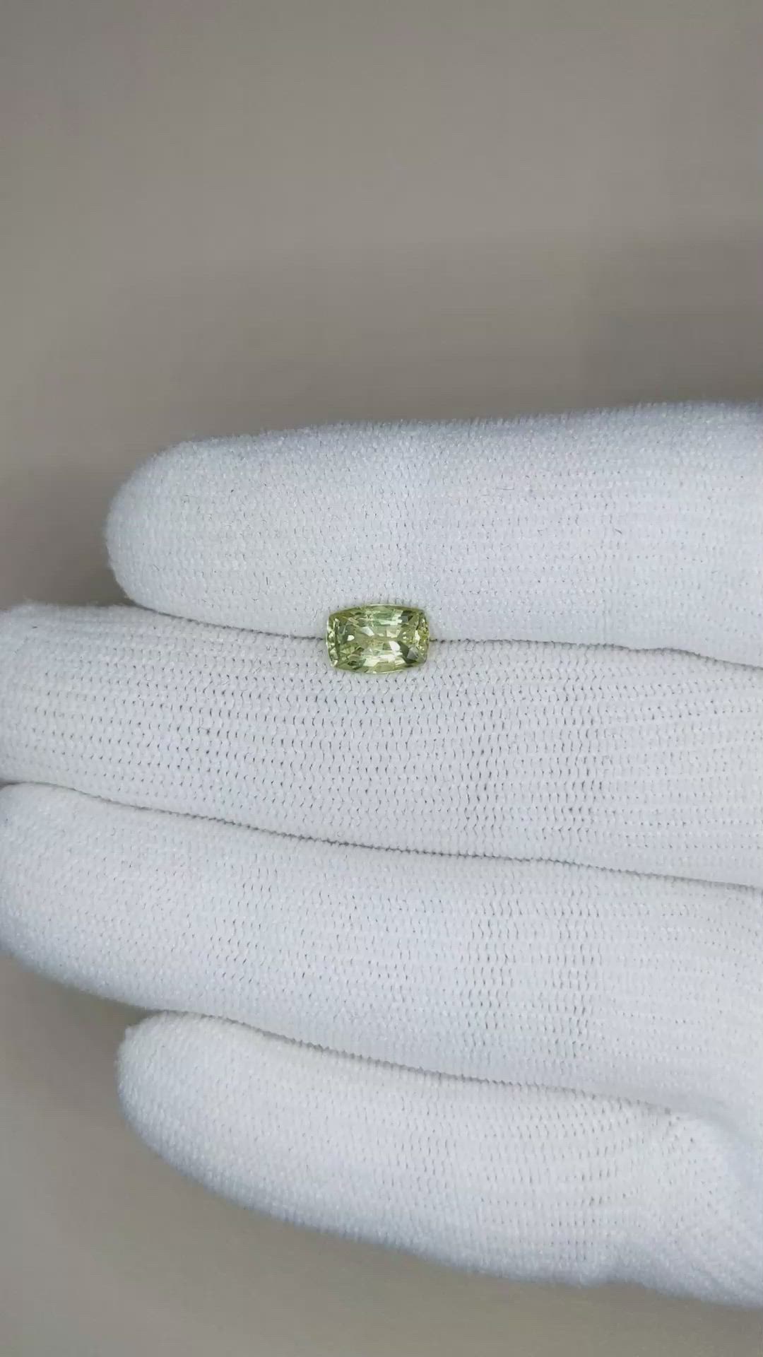 1.48 Ct. Alexandrite from Ceylon (Sri Lanka) Size Video
