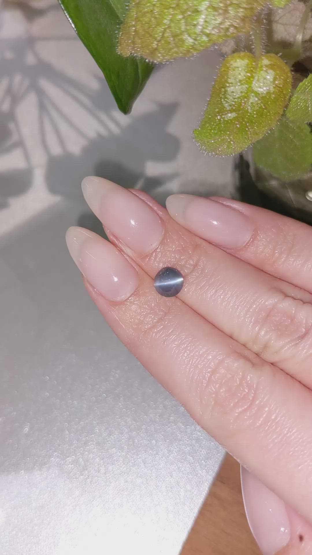 1.67 Ct. Cabochon Alexandrite from Ceylon (Sri Lanka) Size Video