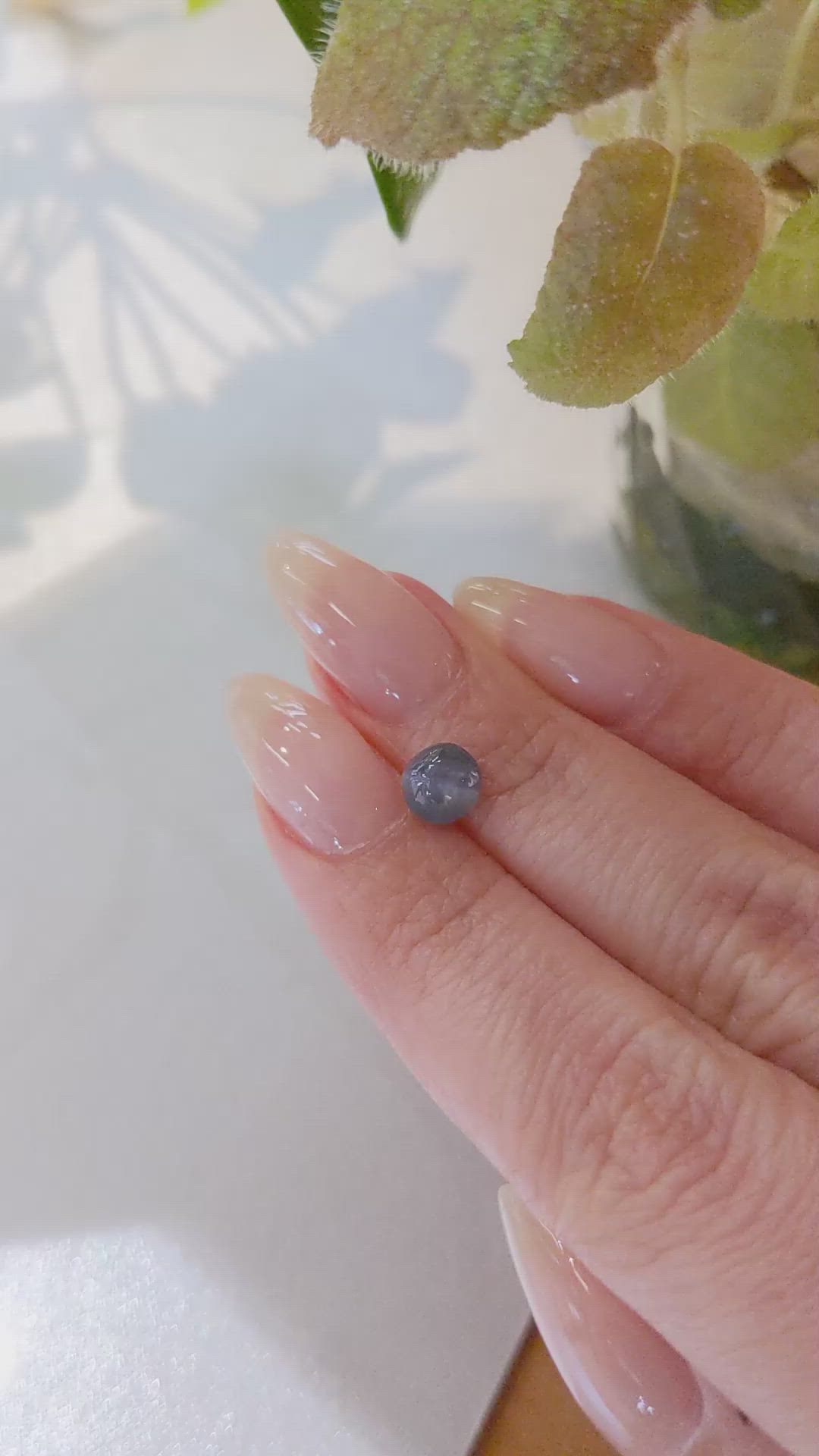 1.67 Ct. Cabochon Alexandrite from Ceylon (Sri Lanka) Size Video