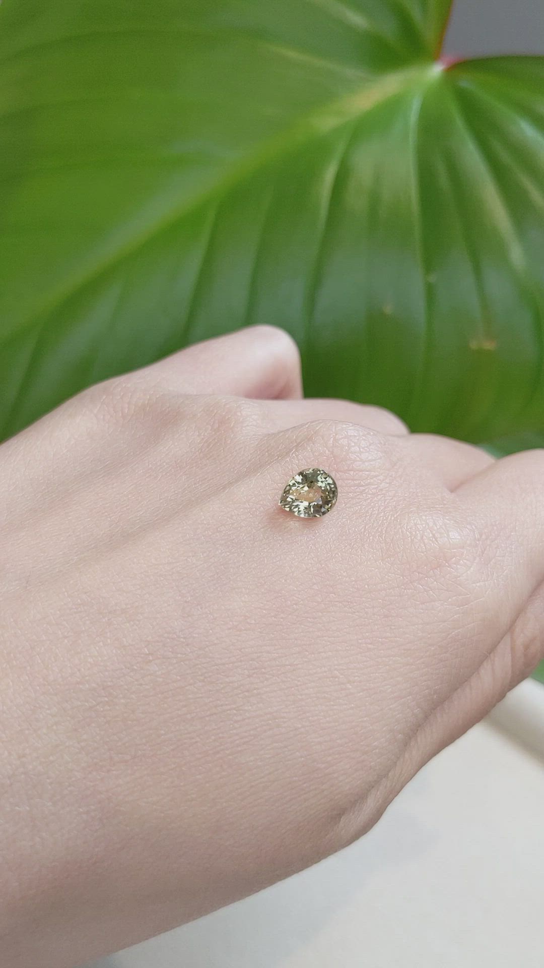 1.62 Ct. Alexandrite from Ceylon (Sri Lanka) Size Video