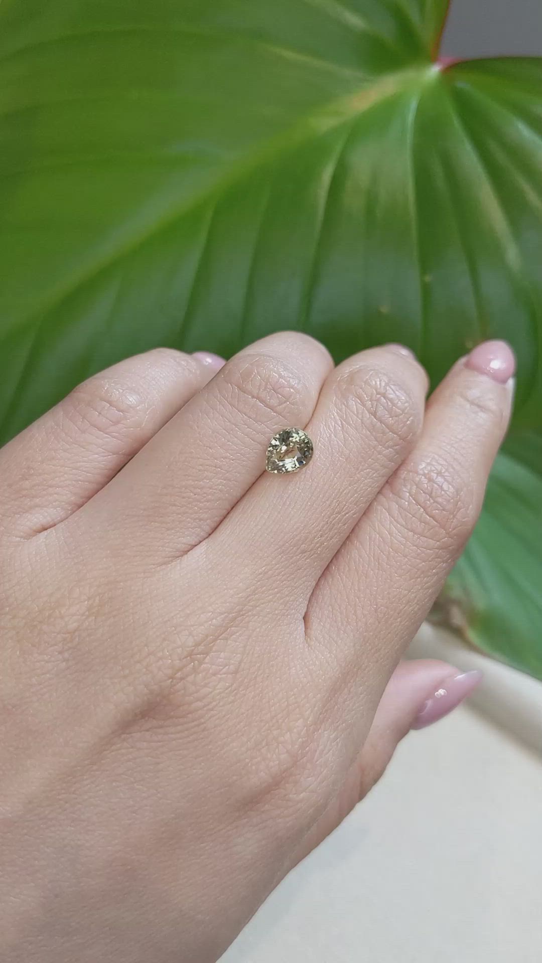 1.62 Ct. Alexandrite from Ceylon (Sri Lanka) Size Video