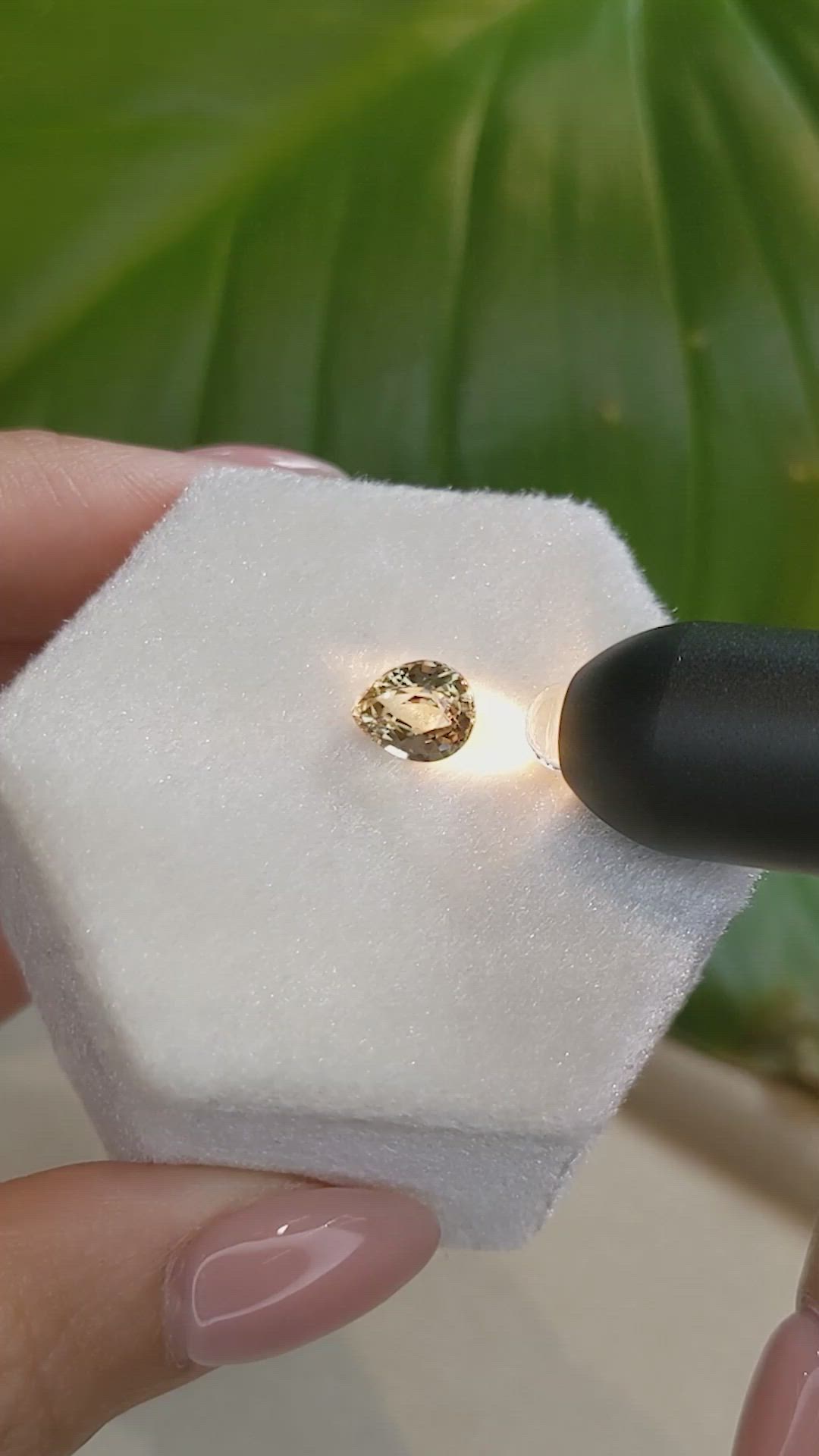 1.62 Ct. Alexandrite from Ceylon (Sri Lanka) Size Video