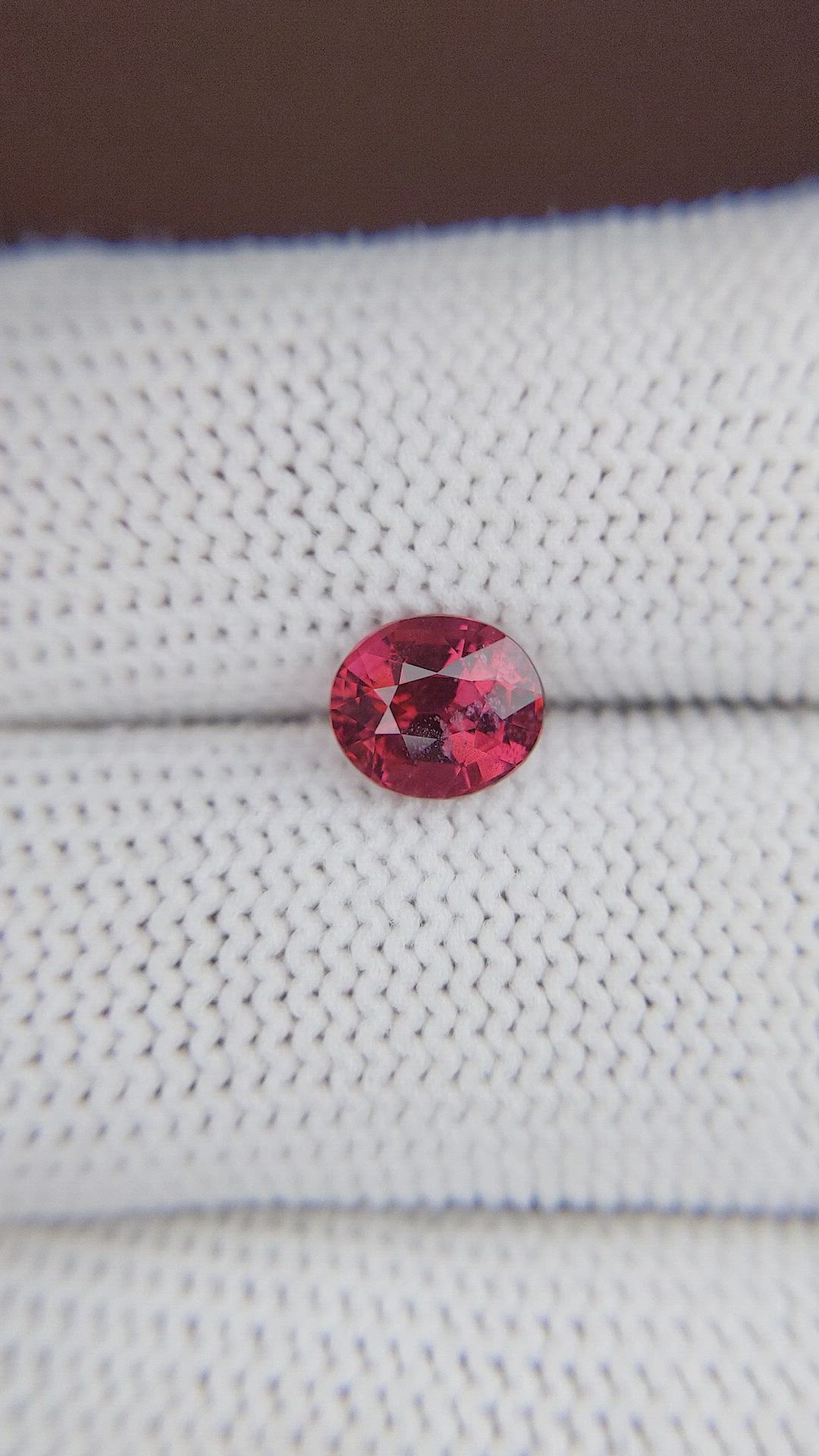 1.65 Ct. Spinel from Tanzania Size Video