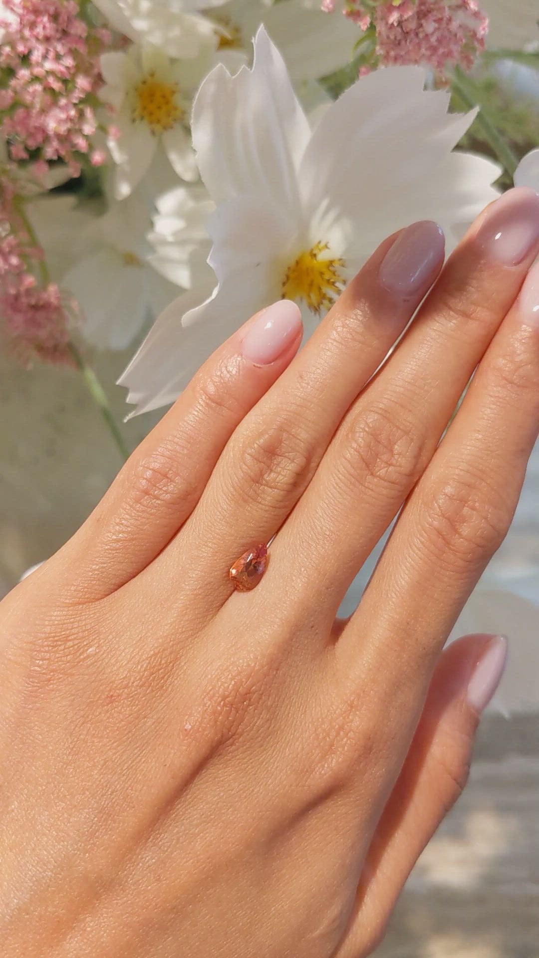 1.26 Ct. Imperial Topaz from Brazil Size Video