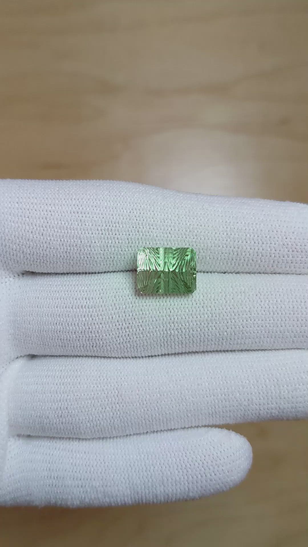 5.97 Ct. Tourmaline from Brazil Size Video