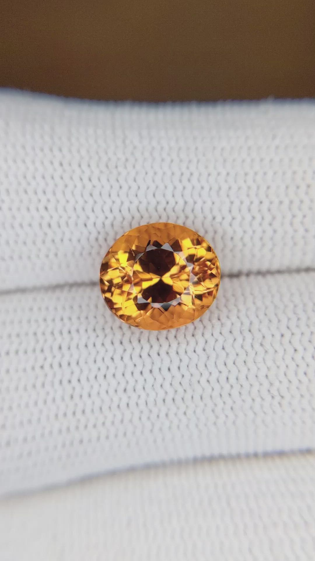 4.10 Ct. Topaz from Brazil Size Video