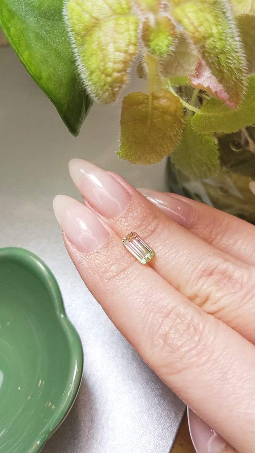 1.58 Ct. Tourmaline from Madagascar Size Video