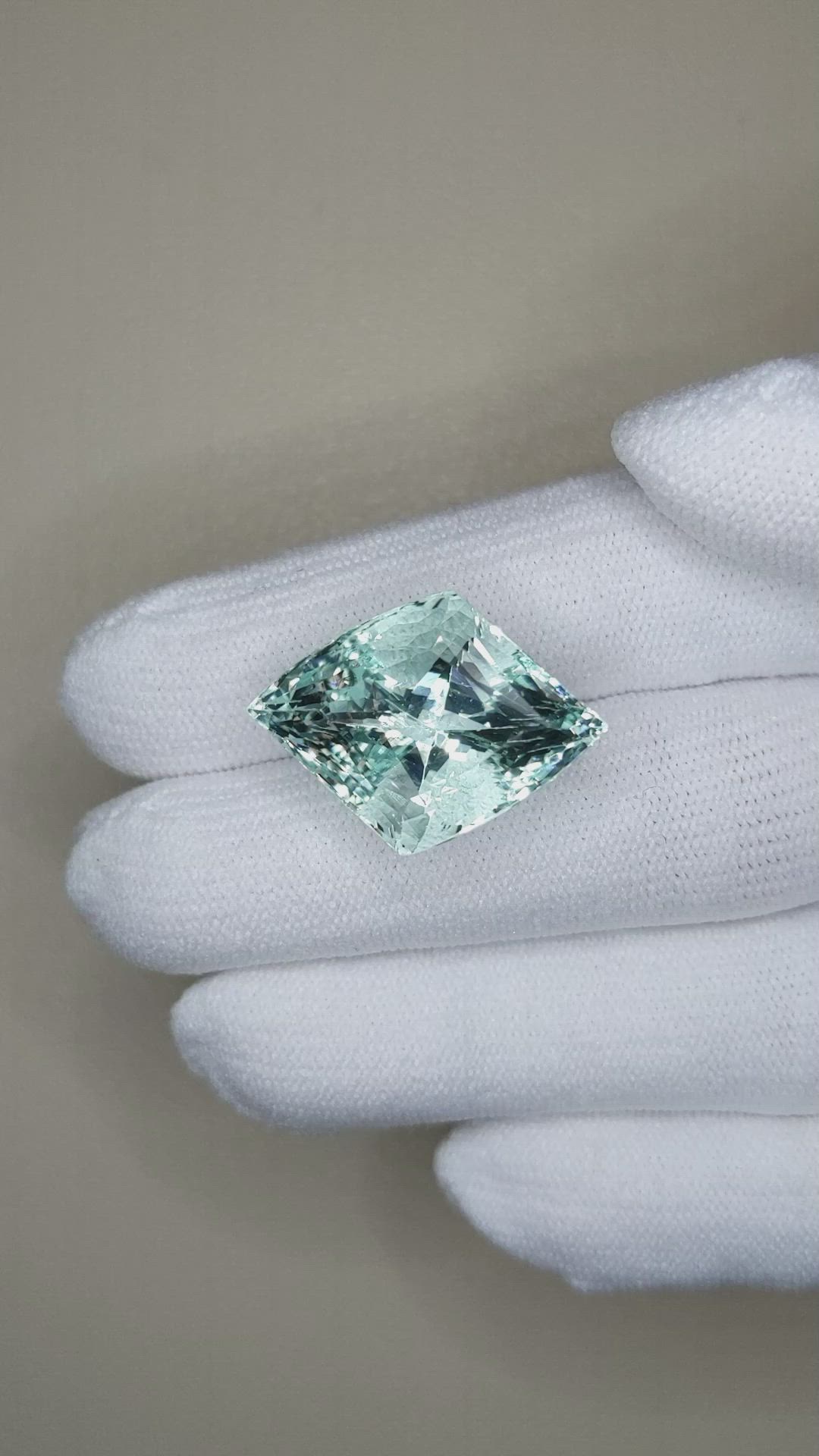 20.28 Ct. Aquamarine from Brazil Size Video