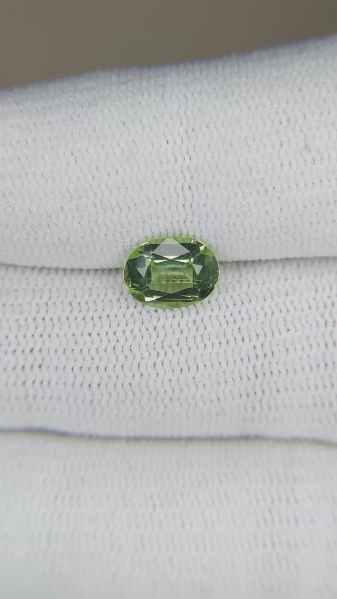 1.56 Ct. Peridot from Tanzania Size Video