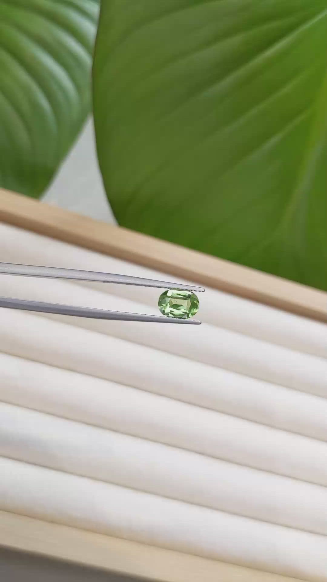 1.56 Ct. Peridot from Tanzania Size Video