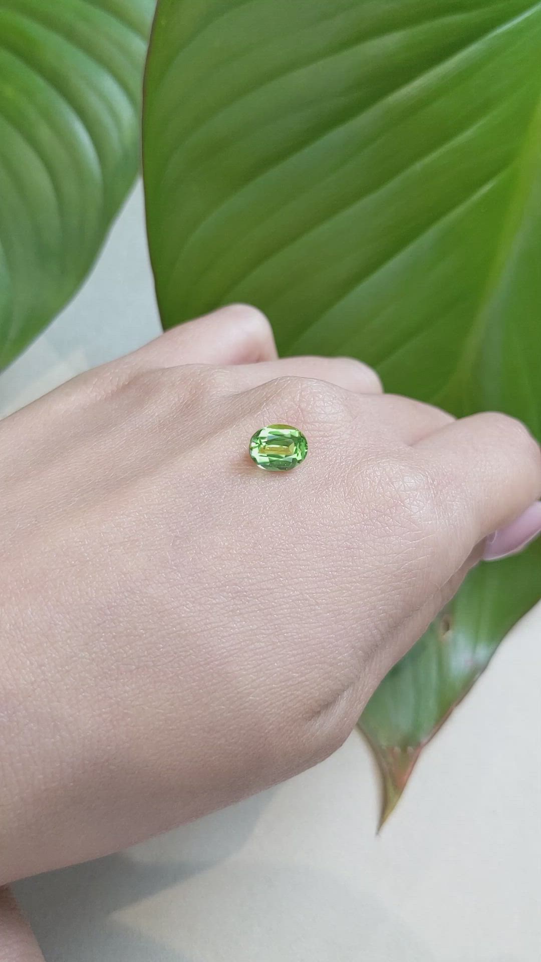 1.87 Ct. Peridot from Tanzania Size Video