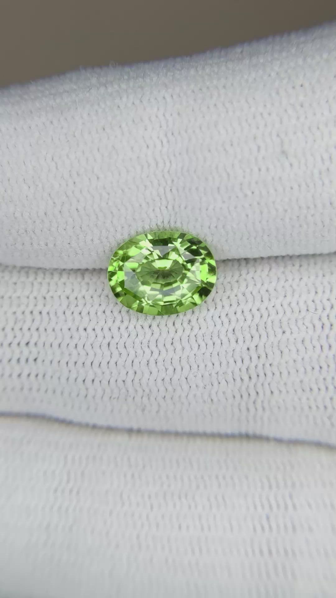2.15 Ct. Peridot from Tanzania Size Video