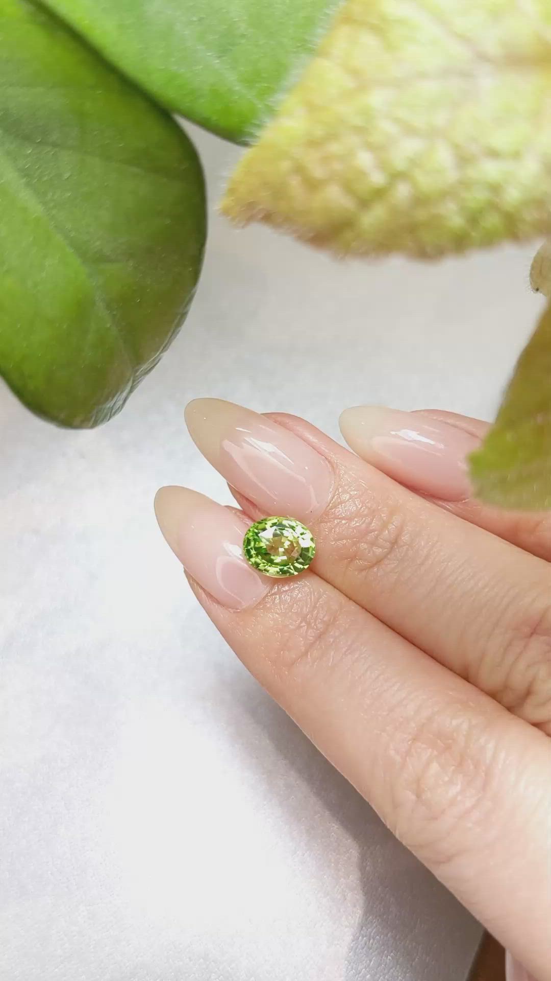 2.03 Ct. Peridot from Tanzania Size Video